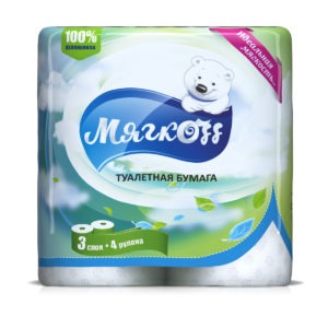 Тула — Туалетная бумага  «Мягкоff» белая оптом.
