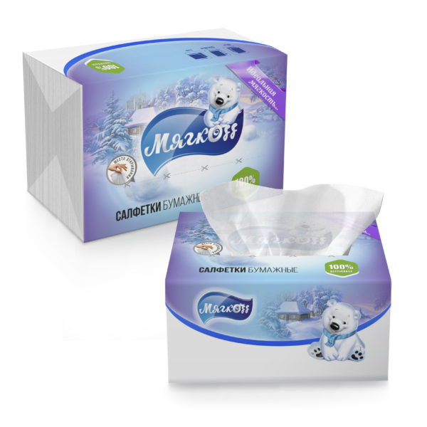 Тула — Салфетки «Мягкоff» белые оптом.