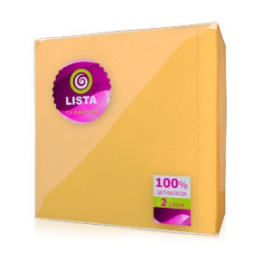 Тула — Салфетки «Lista DELUXE» интенсив желтые оптом.