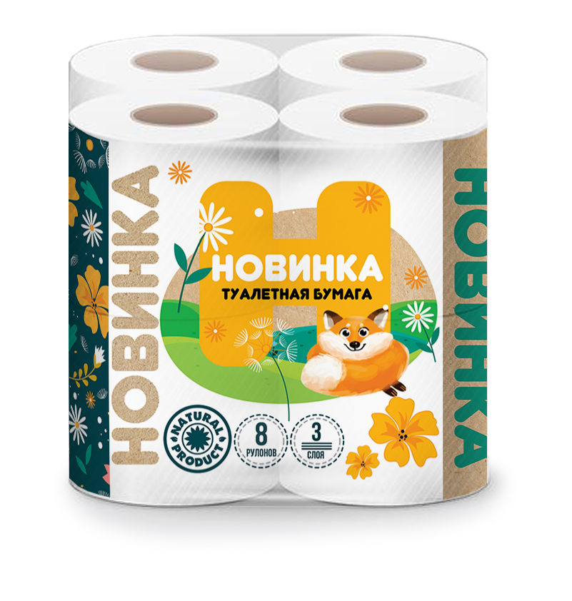Тула — Туалетная бумага  «Новинка» 3 слоя белая оптом.