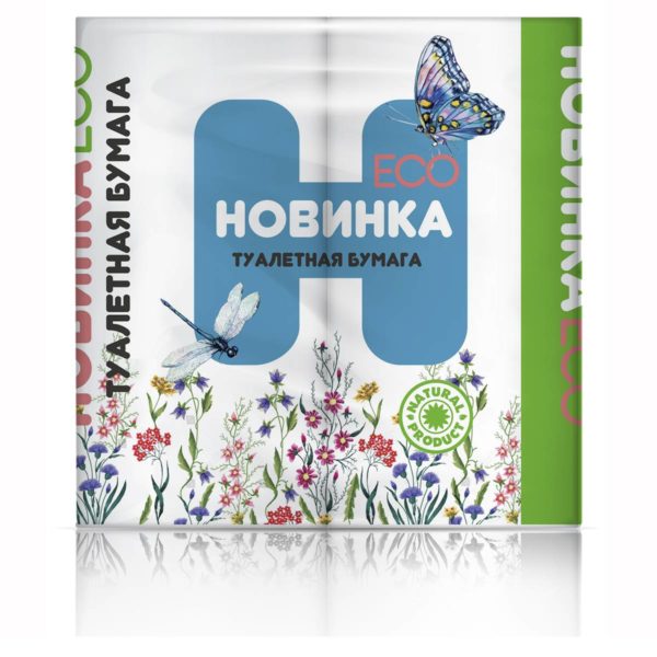 Тула — Туалетная бумага  «Новинка ЭКО» 4Р 2 слоя белая оптом.